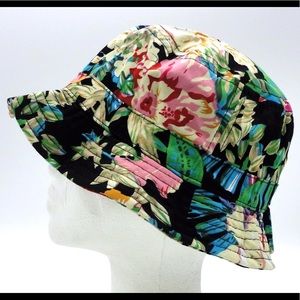 Floral Print Cotton Bucket Hat NWT